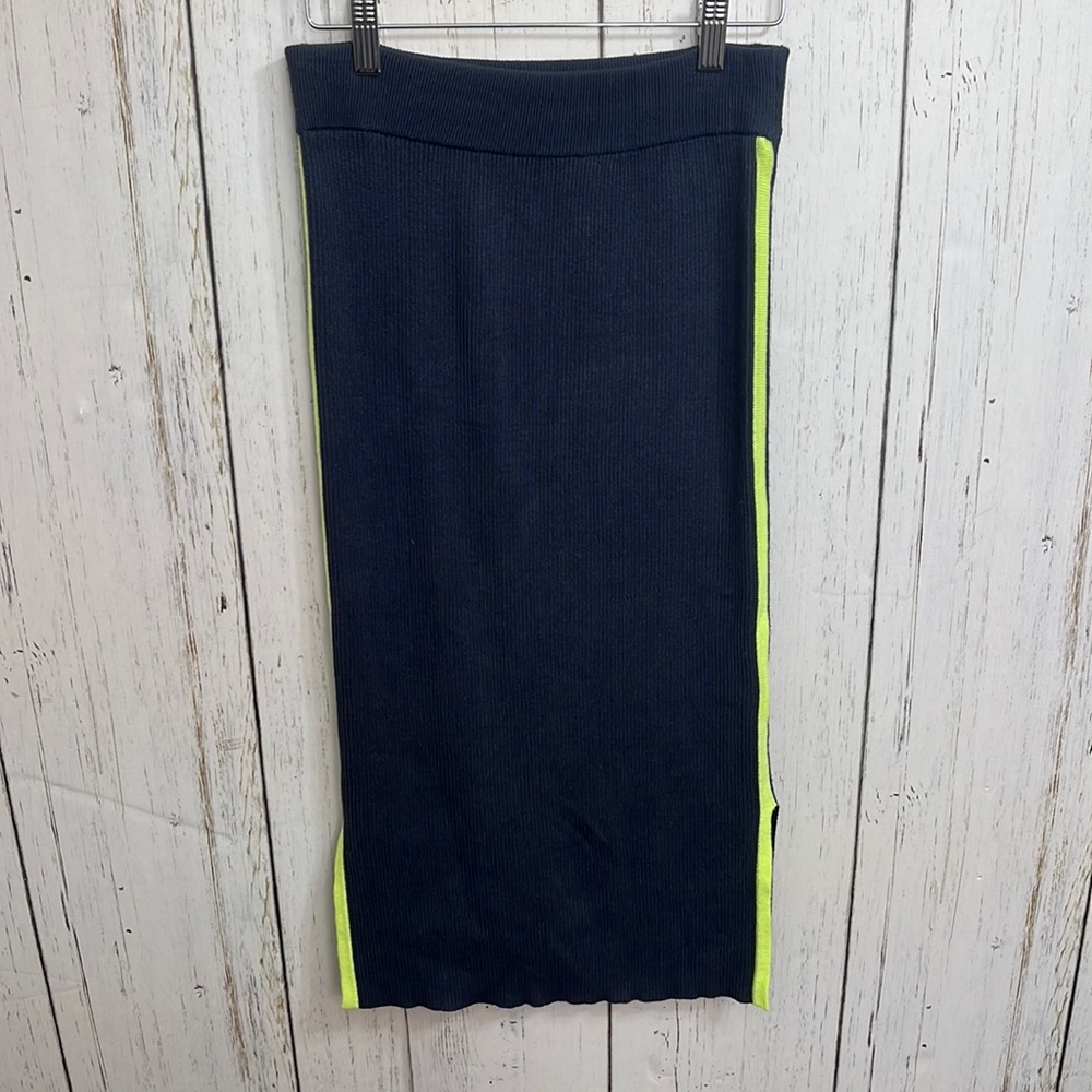A by Anthropologie Ribbed Pencil Skirt